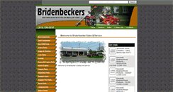 Desktop Screenshot of bridenbeckers.com