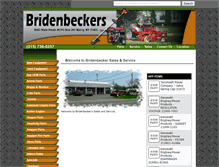 Tablet Screenshot of bridenbeckers.com